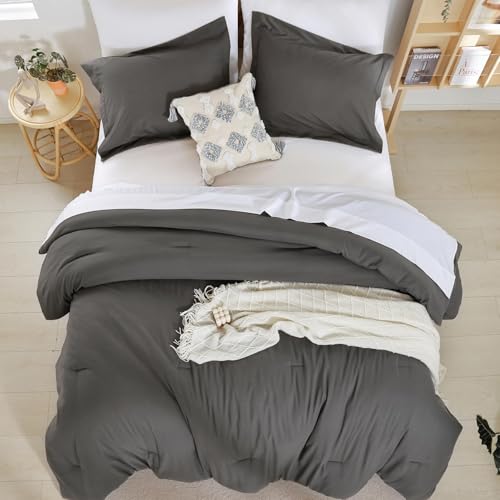 Image of weigelia Twin Comforter Set with Sheets - 5 Pieces Bed in a Bag Twin