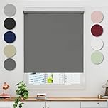 Emma Barclay Blackout Roller Blind in Charcoal Grey - Width 90 x Drop 165cm