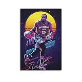 Kevin Durant Imprimer des peintures pour la décoration de Chambre de Salon Toile Peinture 30X50 sans Cadre
