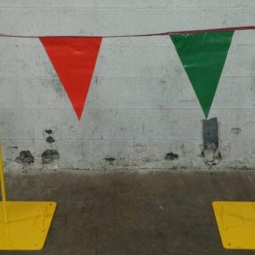 Warning Whip, HD, 5 Ft, X Flag and Socket