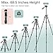 Victiv 67.7" Camera Tripod, Camera Stand Lightweight Tripod for Smartphone with Detachable Head, Portable Travel DSLR Tripod for Canon/Nikon/Sony/Fuji