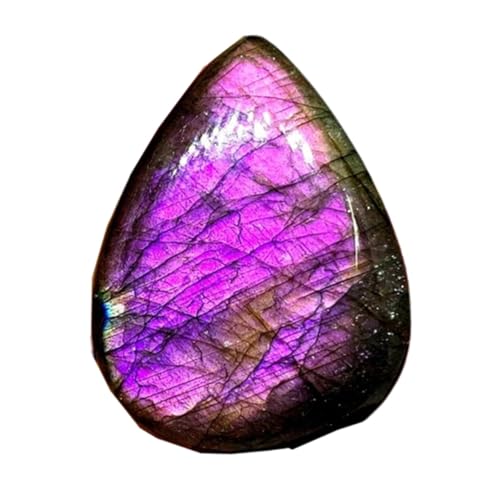 Labradorite cabochon pierre naturelle 37x28x6mm bricolage fabrication bijoux