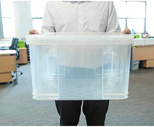 Really Useful Storage Box 35 Litre XL Pack of 2 - Color: Clear