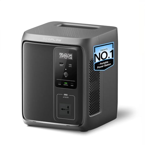 Image of EF ECOFLOW Portable Power Station DELTA 3 1000 Air | 960Wh LiFePO4 | Power Backup for Home | 500W AC (800W with X-Boost) | 20ms UPS | Powerstation for Home Backup /Outdoor Camping /RV