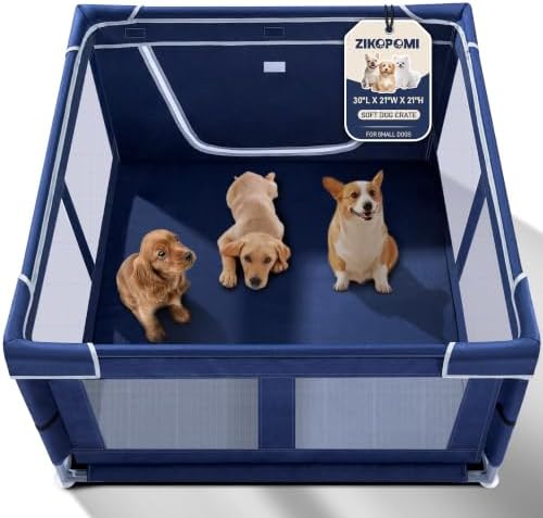 Puppy Playpen Indoor for Dog Small Pets, Dog Playpen 42x42x25 Inc...