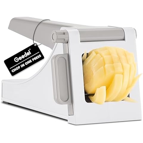 French Fry Cutter, Geedel Professional Potato Cutter for French Fries, Potato Slicer French Fry Maker for Carrot, Cucumber, Onion, Zucchini and more Cover