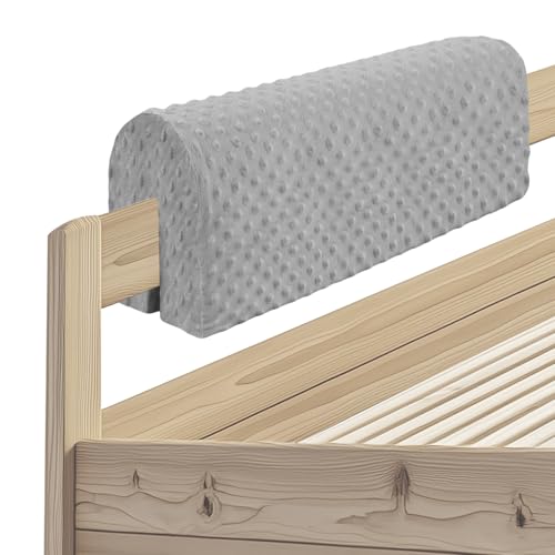 OUGPIU Protector de borde de cama para cunas, 90 cm, cojín para borde de cama, protección contra caídas, protector de bordes para cuna, protector de parachoques de cama, funda extraíble