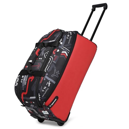 uppercase Polyester Jfk 62 Duffle Trolley Bag| Dust Resistant Tra...