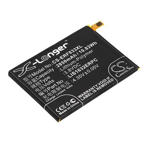TECHTEK Batteria 2850mAh compatibile con Sony F8331 F8332 Xperia XZ XZ Dual SIM per Sony Ericsson Dual SIM sostituisce 1305-6549 LIS1632ERPC
