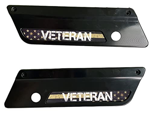 Insertos Premium para Alforjas de Motocicleta con Tema Bandera Estadounidense Rústica, Personalizables, Hechos en EE.UU., para Modelos Harley Davidson Touring (2013 y Anteriores) miniatura 2