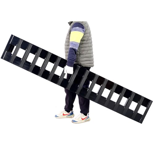 Rampas de carga de aluminio resistente 8800 lbs 84x14 pulg negro miniatura 6