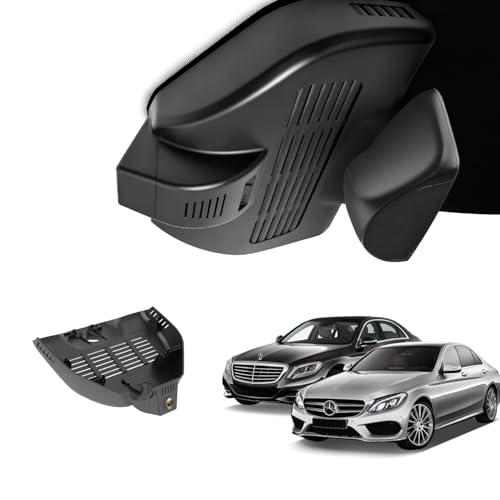 Wireless Dash Camera for Mercedes-Benz GLC Gen1, 4K OEM-Style Dash Cam, No Visible Wires, Breeze Installation, Night Vision, WiFi & App, Parking Mode, Plug and Play, 64GB Card