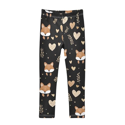 Girls' Leggings Cute Fox Kids Yoga Tights Pants 1 Pack 20859153