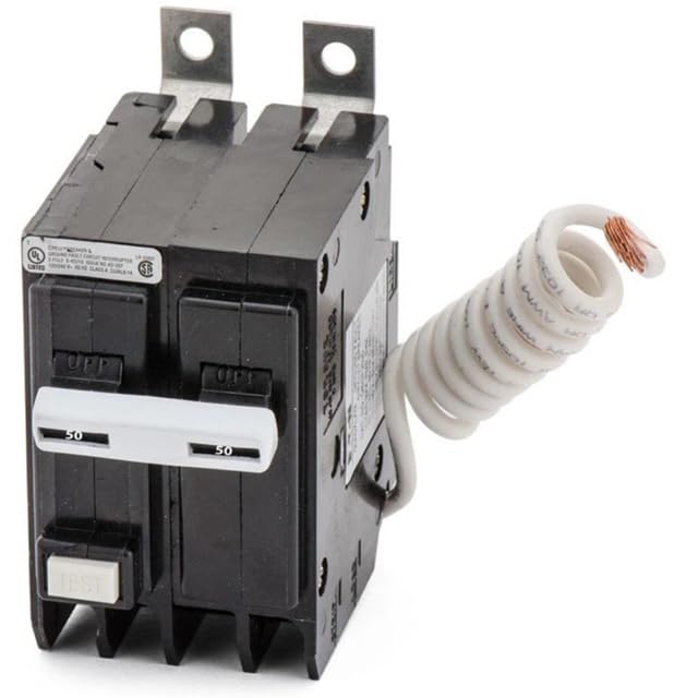 Generic QBGFT2050-50 Amp GFCI Circuit Breaker Bolt-On - 50 Amp - 2 Pole - 240 Volt