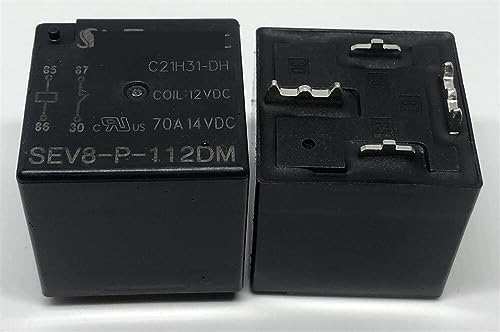 Relais 4 Broches SEV8-P-112DM évite la surchauffe circuit 12V 70A