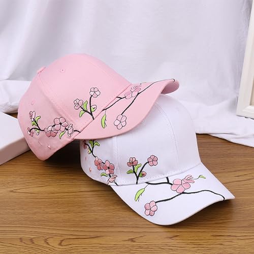 Gorra bordada con flores para mujer miniatura 5