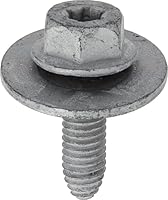 Restagraf - Sechskantschrauben mit speziellem Sockel für Untermotorverkleidung, Stahl, Klasse 8.8, Durchmesser M6 – 1,00 x 20 mm – Ref. 11568 – kompatibel mit Dacia, Fiat, Mitsubishi, Nissan, Opel,