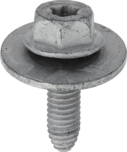 Restagraf - Sechskantschrauben mit speziellem Sockel für Untermotorverkleidung, Stahl, Klasse 8.8, Durchmesser M6 – 1,00 x 20 mm – Ref. 11568 – kompatibel mit Dacia, Fiat, Mitsubishi, Nissan, Opel,