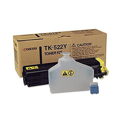 Toner jaune Kyocera TK-522Y pour imprimante couleur ECOSYS FS-C5015N capacité 4000 pages