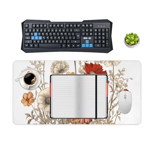 Protector de escritorio FekiLoot grande blanco goma miniatura 4