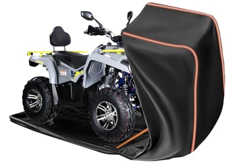 FJWDSC Full Enclosed ATV Covers Waterproof Outdoor Heavy
