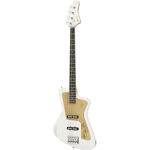 Baum Guitars Wingman Bass, Vintage White