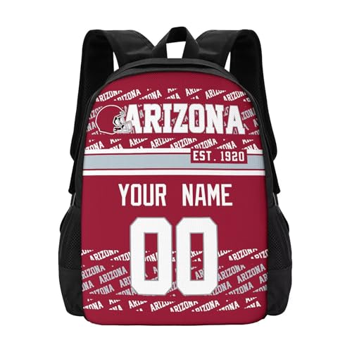 ANTKING Arizona Backpack Custom Name Number School Backpack for Boys Kids Youth Men Gifts