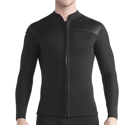 Windmilne Traje de Neopreno para Hombre, Chaqueta de Buceo de Manga Larga, para natación, Surf y Buceo (Talla única, Talla L)