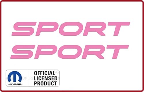 Miniatura 20 de Decal Mods Fender Sport - Logotipo lateral pequeño para Jeep Wrangler TJ (2004-2006) (juego de 2) negro mate CBM SJ5K4