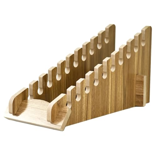 Présentoir d'échantillons de carrelage bois pour éviter la casse et organiser vos plaques