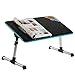 Folding desk Scrivania per Laptop con Ventilatore,per Letto o Divano, Pieghevole,Altezza e Angolo di Visione Regolabili,per Fare Colazione,Leggere Un Libro, Guardare Film sul Letto/Divano 530X300mm