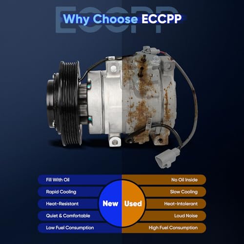 Image of ECCPP AC Compressor 2000-2005 Fit for Toyota Celica 1.8L | Fast Cooling AC Compressor with Clutch