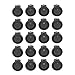 20Pcs 12V Round Rocker Switch, LED Light 3 Pin 2 Gears Round Button Toggle Switch SPST Rocker ON/Off KCD1 for Car Auto Boat