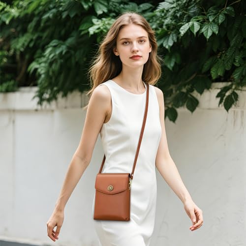 Image of Peacocktion Small Crossbody Bags for Women Travel Cell Phone Purse RFID Wallet Purses with Adjustable Strap Trendy