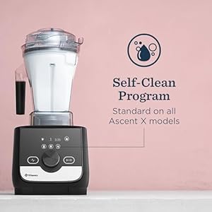 Vitamix Ascent X3 Blender, Professional-Grade, 3 Preset Blending Programs, 48-ounce Container, Self-Cleaning, Polar White Vitamix Ascent X3 Blender Professional Grade 3 Preset Blending Programs 48 ounce Container Self Cleaning Polar White