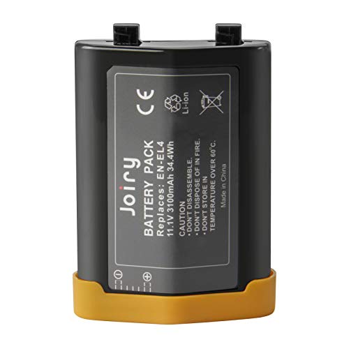 EN-EL4a Batterie de Rechange Compatible avec Nikon D2H, D2HS, D2X, D2XS, D3, D3S, D3X, D300 et D300S