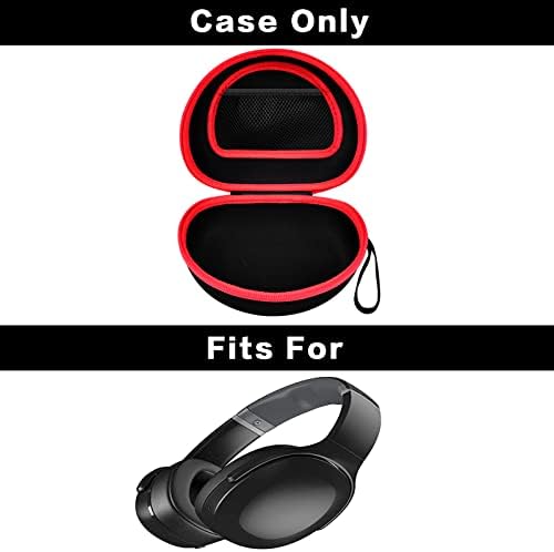 Headphone Case for Skullcandy Crusher/Hesh/Evo Wireless Over-Ear Bluetooth Earphones, for JLab JBuds Lux ANC, for TOZO HT3/HT2 Headphones and More Noise Cancelling Foldable Headset - Box Only (Black)