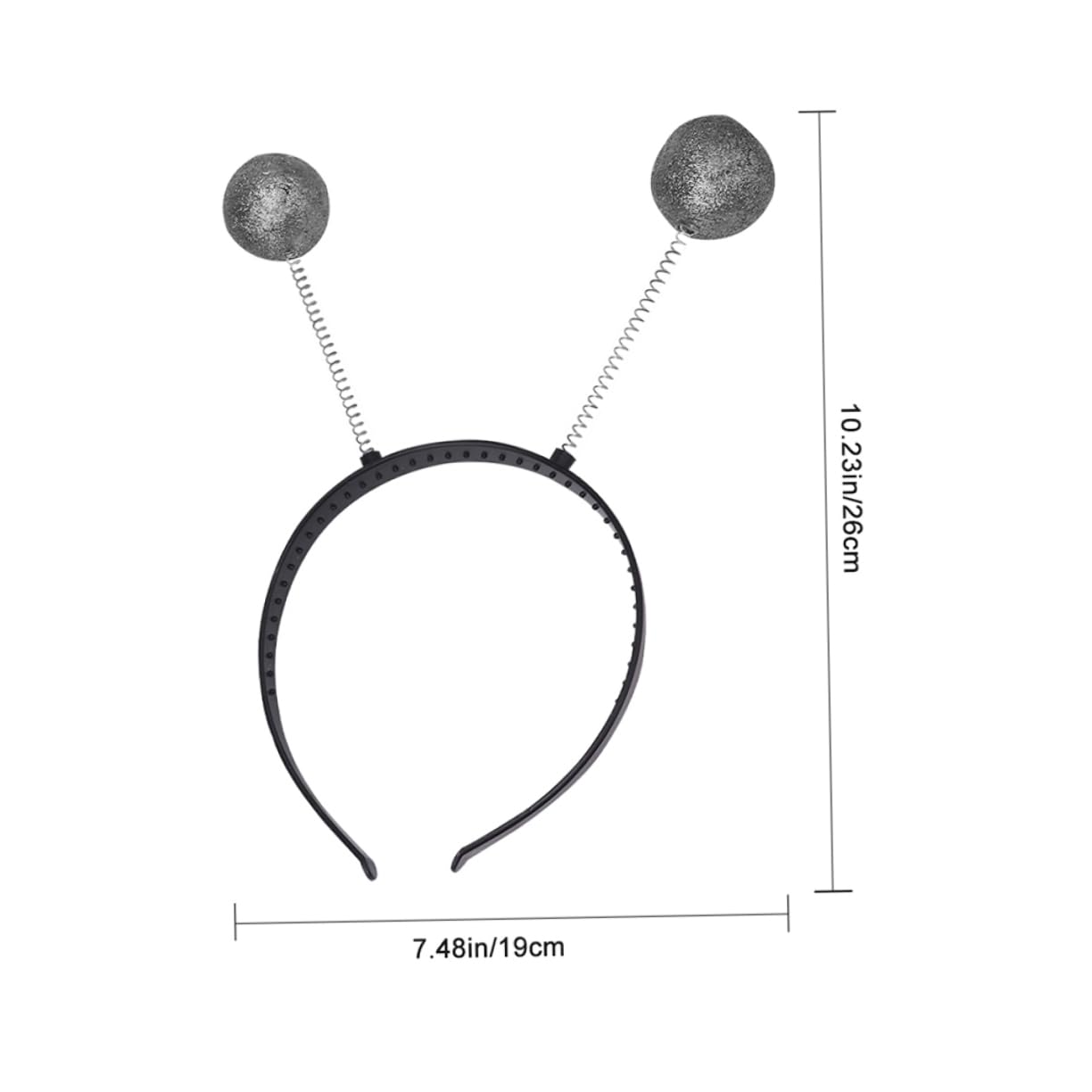 WRITWAA 8pcs Festival Glasses Set Creative Saucer Glasses Funny Hair Hoops for Party