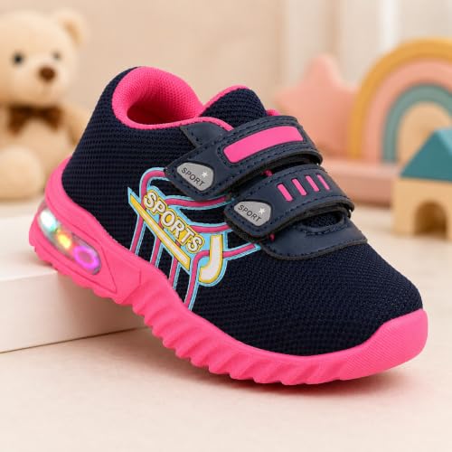 Image of Hunter-4 Multicolor LED Light Slipon Casual,Walking & Running Unisex Shoes for Boys & Girls Suitable on Every Outfit (2 Years-5 Years)(Pack of 1 Pair)