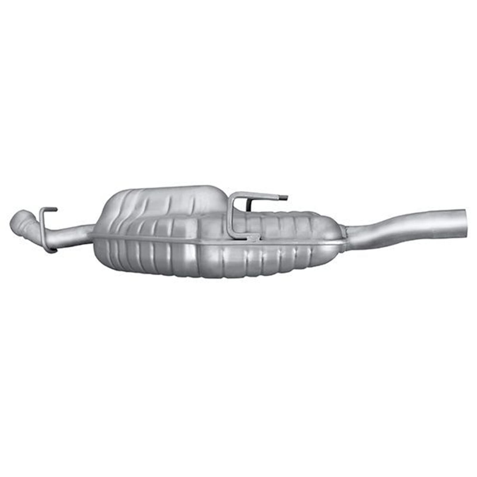 HELLA 8LD 366 035-051 Tłumik końcowy - Easy2Fit® Kit - z tyłu - jednoczęściowy - Komplet z elementami do montażu