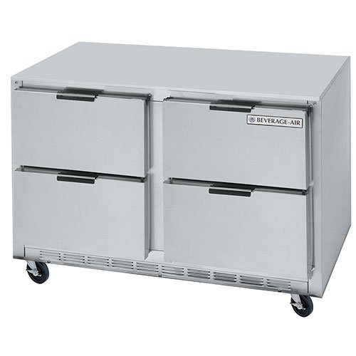 Beverage-Air 48" Undercounter Refrigerator with 4 Drawers by Beverage Air – Stainless-Steel, Model UCRD48A-4