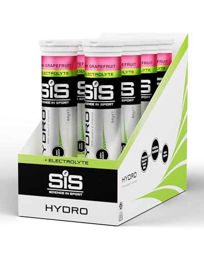 Science in Sport HYDRO Pastilles 160 pcs. Pamplemousse rose - Pastilles d’électrolytes, Vegan, Pastilles pour booster l’hydratation et équilibrer les électrolytes (L'emballage peut varier)