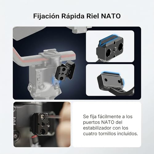 Soporte de cardán de alta precisión tipo Arca para equipo NATO 3