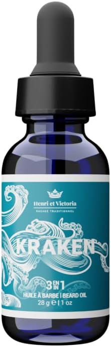 HENRI ET VICTORIA Óleo para Barba Kraken, 80 g