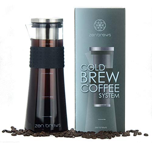 Cold Brew Coffee Maker by Zen Brews | Make Low Acidity - High