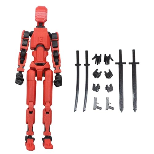 GETBSTOOP 1 Juego de maniquí Impreso en 3D, Robot móvil con múltiples articulaciones, maniquí Impreso en 3D, para niños y Adultos, Regalos
