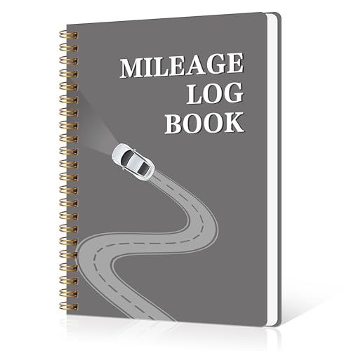 Auto Mileage Log Book for Personal or Business, Vehicle Maintenance Log Book for Car, Miles Log Books for Taxes, Car Mileage Log for Expense Rocord Notebook, 5.9"x 8.6"