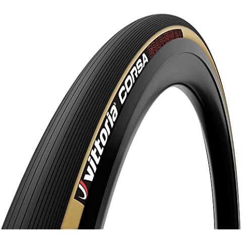 Vittoria Corsa Graphene 2.0 - Race Road Bike Tire - Foldable Bicycle Tires for Competition (700x25c, para Black Black) Cover