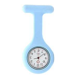 Nurse Watch Brooch, Silicone with Pin/Clip, Infection Control Design, Health Care Nurse Doctor Paramedic Medical Brooch…