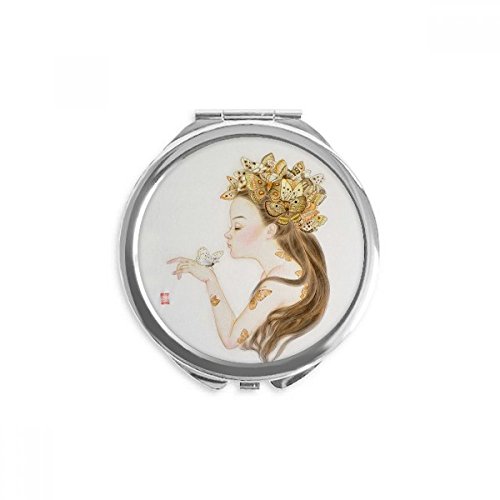 Miroir rond maquillage de poche compact pour corriger votre teint partout